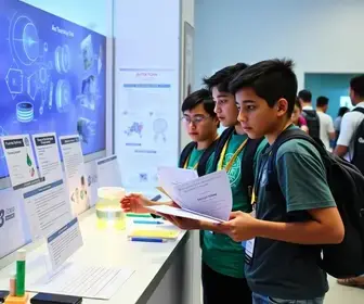 Estudantes da Etec de Artur Nogueira